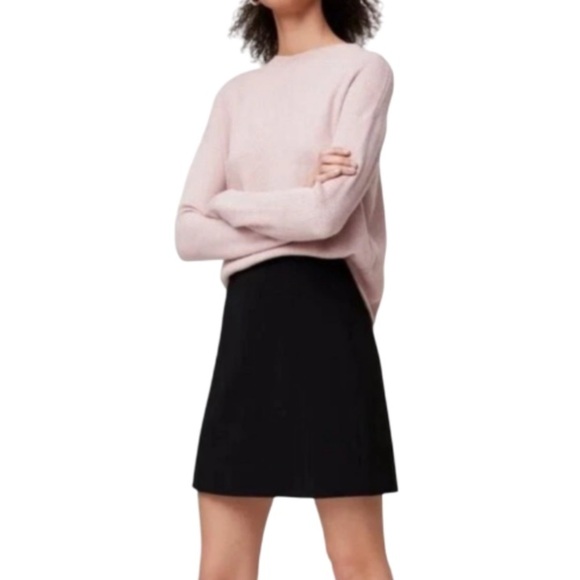 Babaton Dresses & Skirts - Aritzia Babaton Hopper Faux Suede Mini Skirt - Black - 8